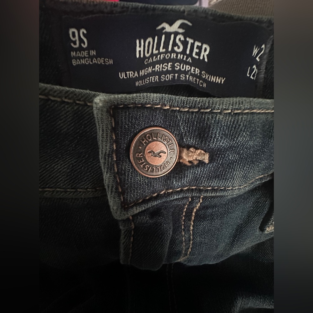 Womens Hollister Ultra High Rise Super Skinny Jeans‎ size 9 Short - Picture 4 of 4